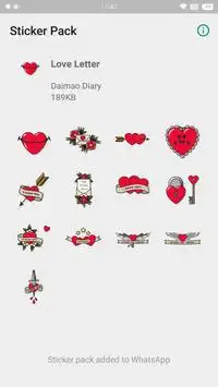 WAStickerApps - Love Letter screenshot 2