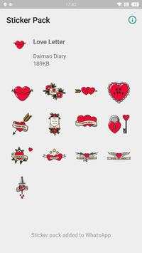 WAStickerApps - Love Letter screenshot 2