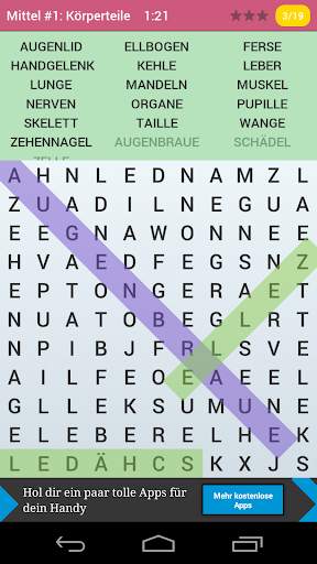 Wort Jagd - Die Wort Suche screenshot 1