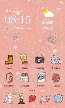 Cool Girl  Go Launcher Theme screenshot 1