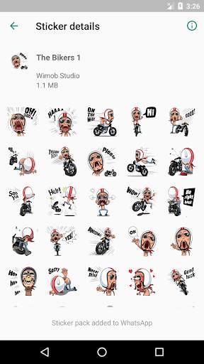WAStickerApps - The Bikers Sticker (Motocycle) screenshot 4