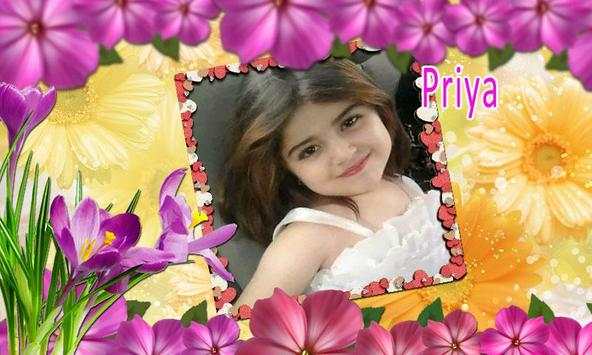 Flower frame photo editor screenshot 5