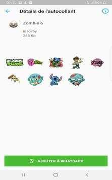 Zombie Stiker - WAStickerApps screenshot 5