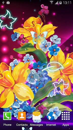 Abstract Flower Live Wallpaper screenshot 1