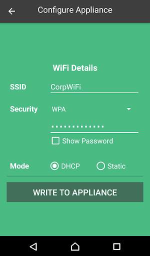WiFi Config screenshot 2