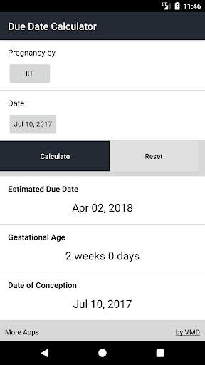Due Date Calculator screenshot 1