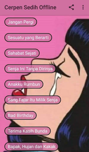 Cerpen Sedih Offline screenshot 6
