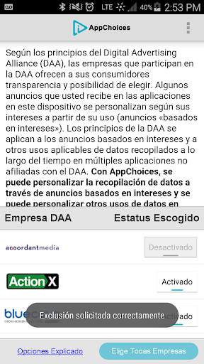 AppChoices screenshot 2