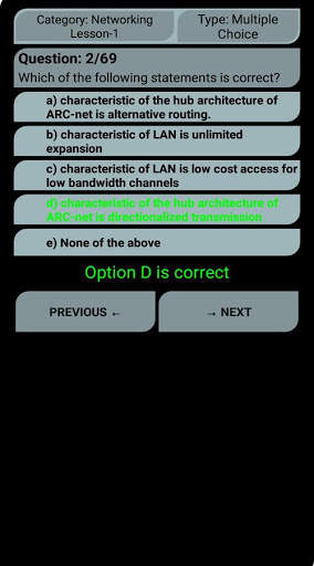 Networking MCQs screenshot 4