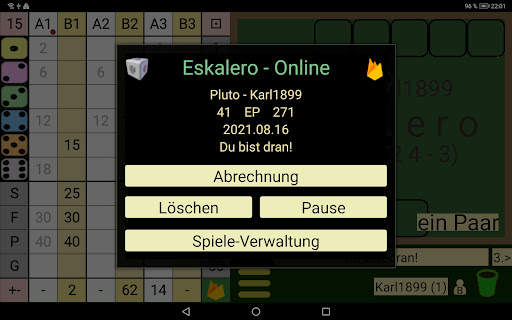 Eskalero Würfelspiel screenshot 12