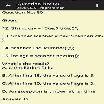 OCP Java SE 6 Exam (1z0-851) screenshot 5