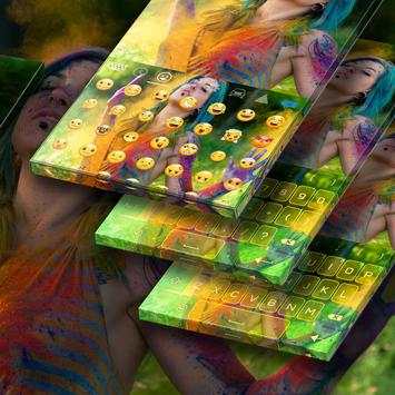 Colorful Sexy Girl Keyboard screenshot 2