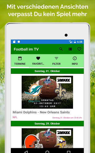 Football im TV live screenshot 7