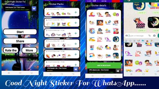 Good Night Sticker ForWhatsapp screenshot 1