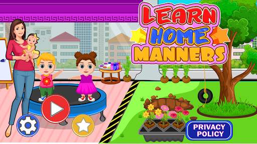 Learn Home Manners: Mommy & Baby Games screenshot 1