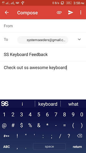 SS Keyboard स्क्रीनशॉट 4