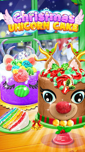 Christmas Unicorn Cake - Sweet Desserts Food screenshot 1