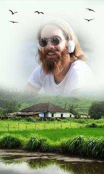 Features natural village photo frame application screenshot 1