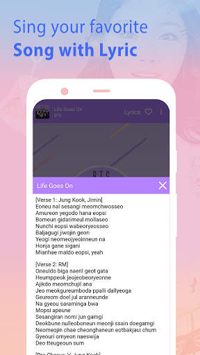 KPOP Song Lyrics and Wallpapers screenshot 4