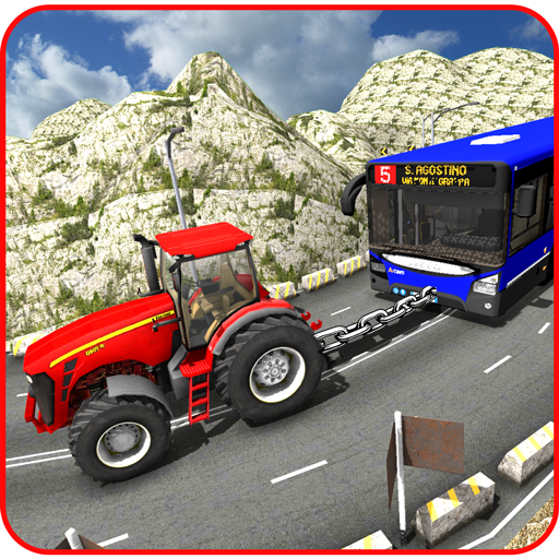 Offroad Towing Chained Tractor Bus 2019 icon