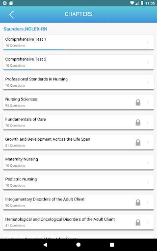 Saunders NCLEX RN Exam скриншот 10