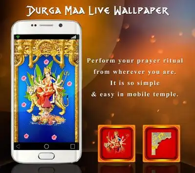 Durga Maa Live wallpaper 6 تصوير الشاشة