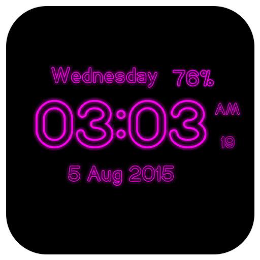 Neon Digital Clock Live Wp 11.1.2.18