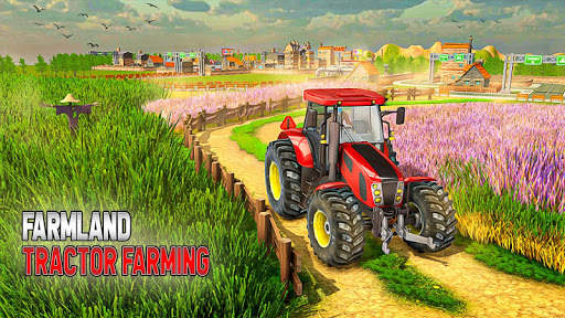 Farmland Tractor Farming Games screenshot 5
