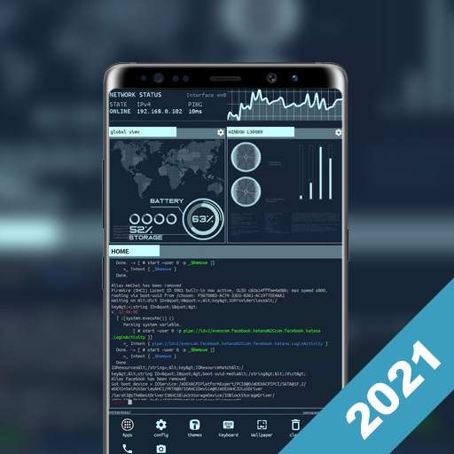 2021 New Launcher - Aris Hacker Theme 4.4.6