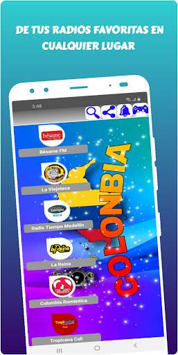 Emisoras colombianas gratis - radio colombianas 3 تصوير الشاشة
