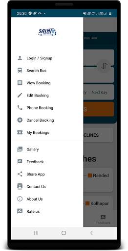 Saini Travels screenshot 1