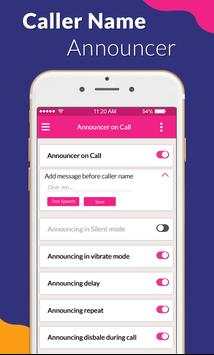 Caller Name Announcer 4 تصوير الشاشة