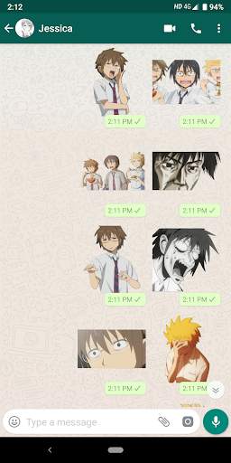 Daily Lives of High School Boys WAStickers screenshot 3
