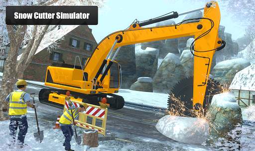 Snow Cutter Excavator Simulator 2020 screenshot 3