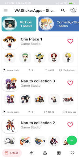 Anime Stickers for whatsapp screenshot 1