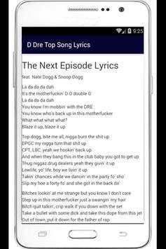 Dr. Dre 50 Top Song Lyrics screenshot 1