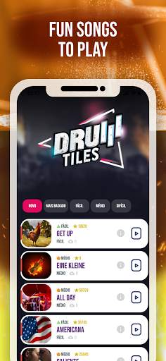 Drum Tiles: drumming game screenshot 3
