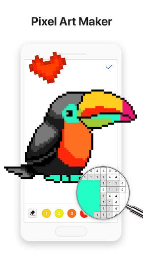 Bixel:  Paint by Number Coloring Book screenshot 6
