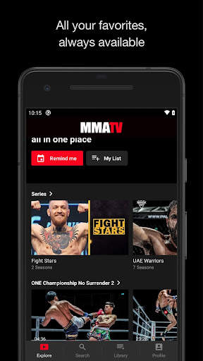 MMA TV screenshot 3