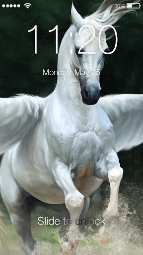 Pegasus Unicorn Screen Lock screenshot 1
