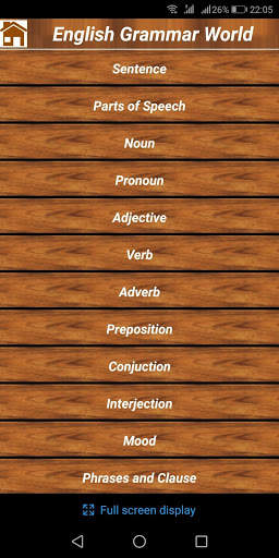 English Grammar World screenshot 2