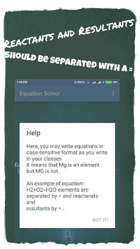 Chemical Equation Balancer 4 تصوير الشاشة