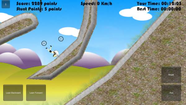 Bike Down Hill Free screenshot 3