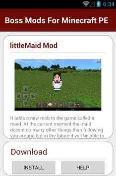 Boss Mods For Minecraft PE screenshot 6