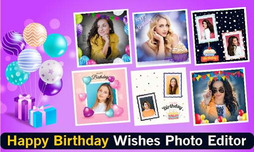 Happy Birthday Wishes Photo Editor screenshot 1