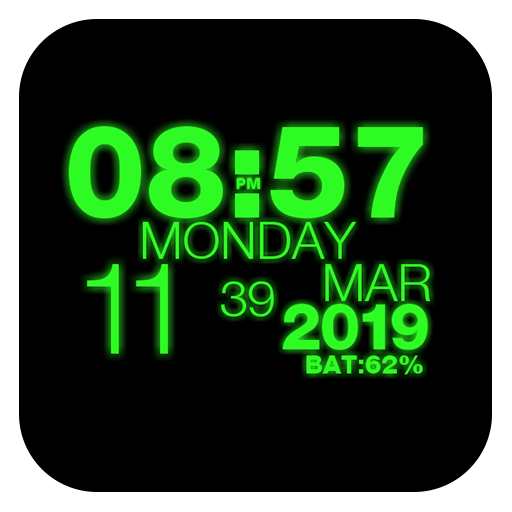Wallpaper Clock - Digi Clock Lwp icon