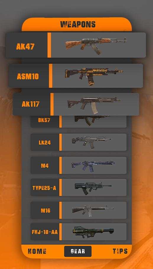 Guide for Call Of Duty Mobile: Weapons Players Map screenshot 2