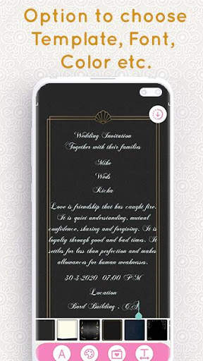 Wedding Card Maker(Save the date) screenshot 6