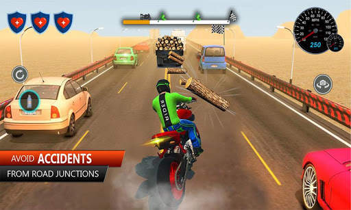 Highway Rider: Motorcycle simulator dirt bike game screenshot 2