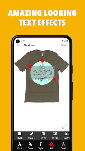 T-shirt design - OShirt screenshot 3